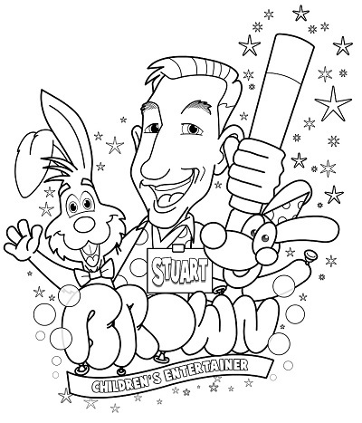 colouring sheets kids party derby